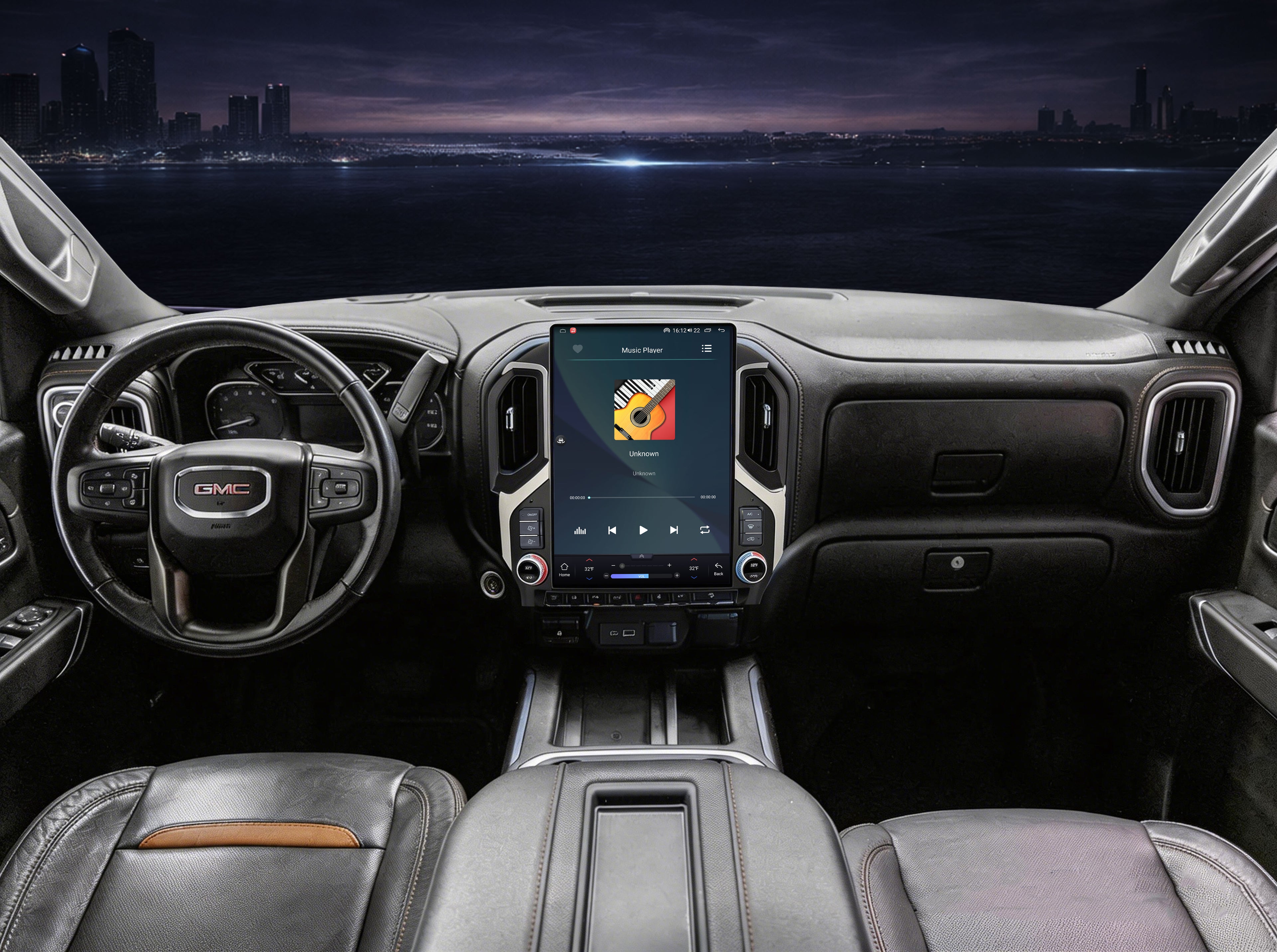 V7 Pro Next-Gen 15" Vertical Head Unit for GMC Sierra 2019-2021 | Plug and Play Setup