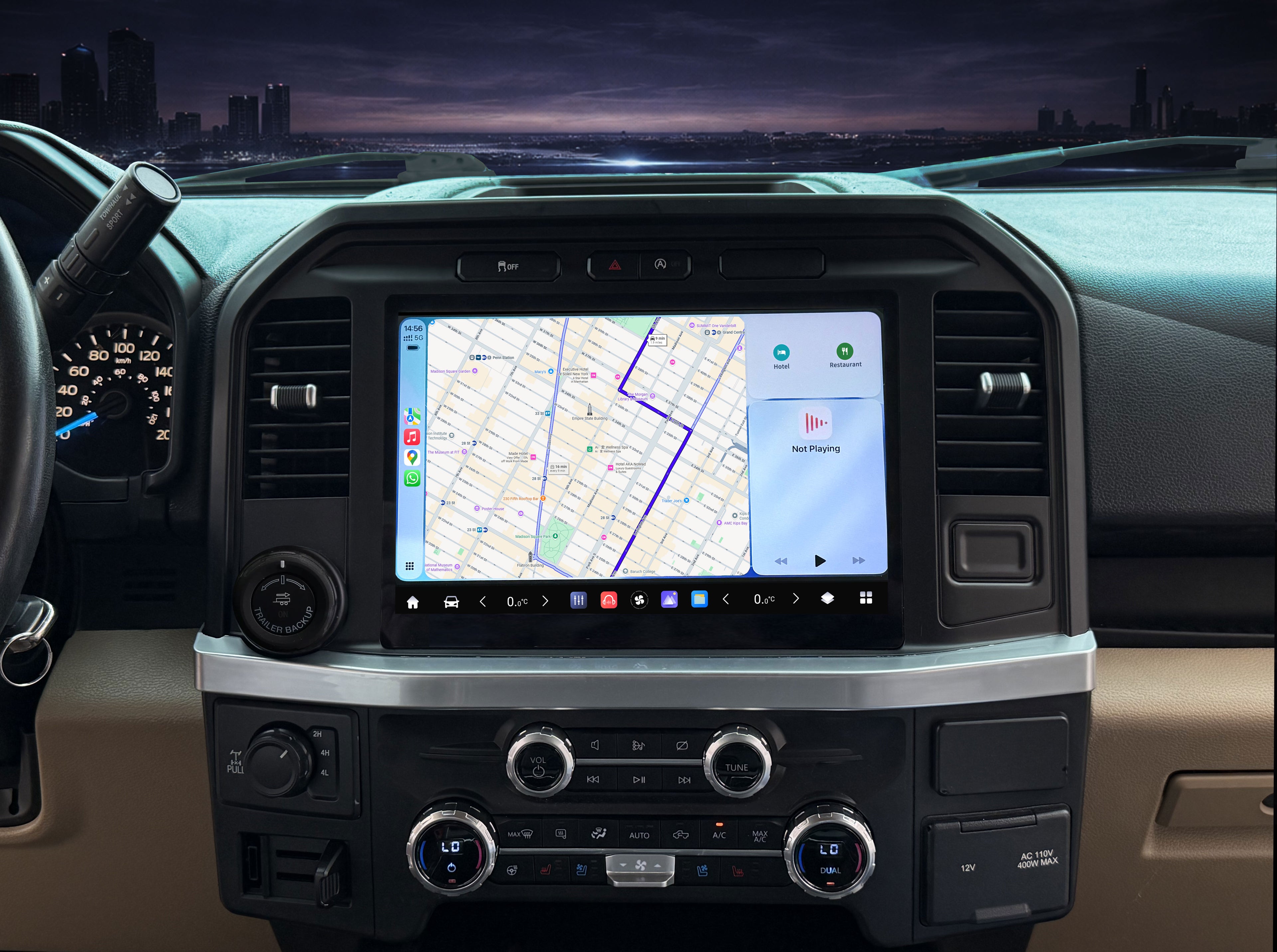 H7 Pro OEM-Style Dashboard Setup for 13th Gen Ford F-150 | Replaces SYNC 2 & 4.2" Base Screen