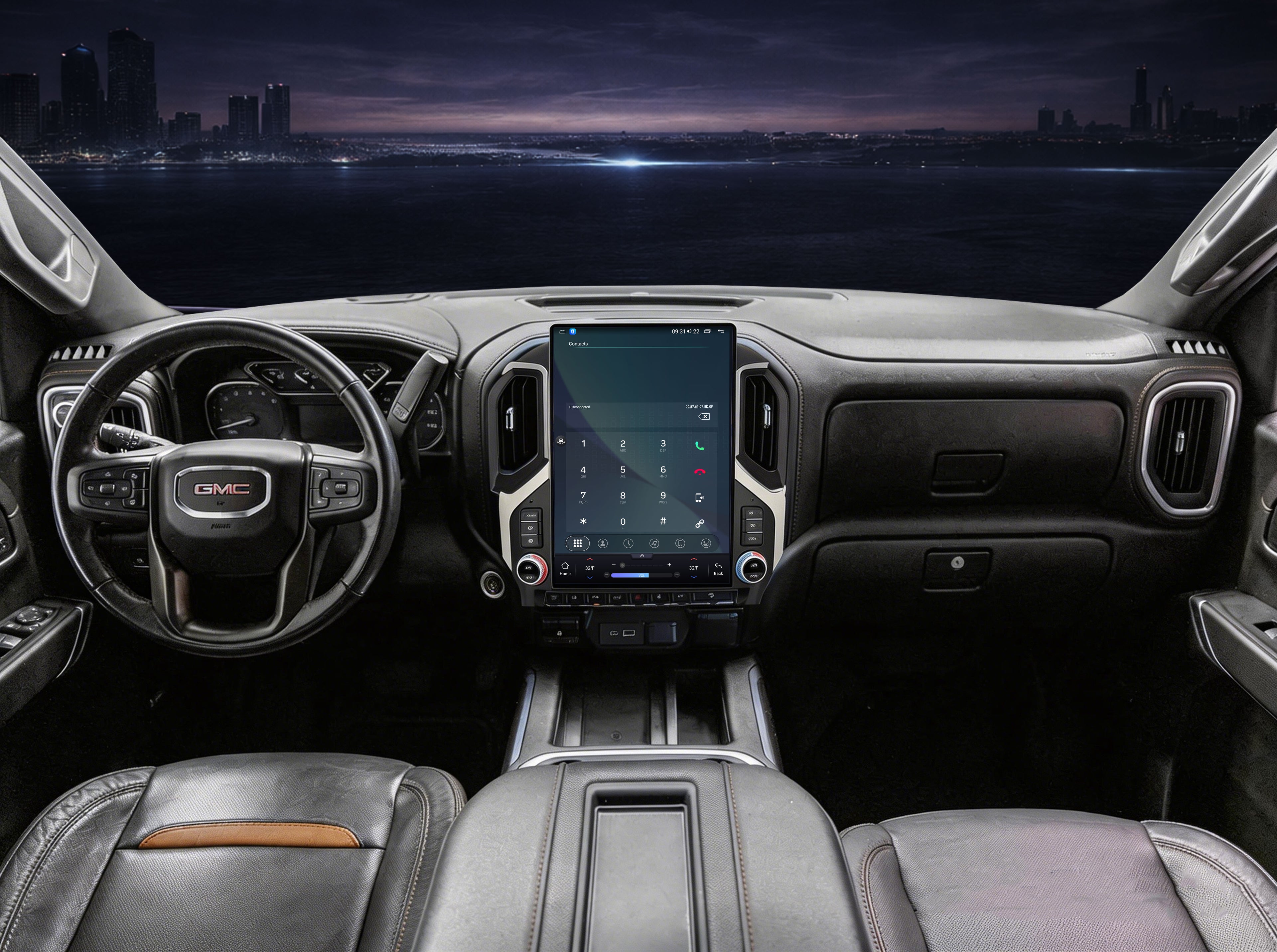 V7 Pro Next-Gen 15" Vertical Head Unit for GMC Sierra 2019-2021 | Plug and Play Setup